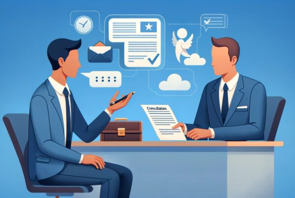 Image of a consultation session, showing a potential immigrant discussing their case with an immigration consultant or lawyer- ICL Immigration
